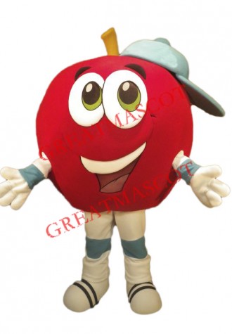Happy Lightweight Apple Mascot Costume