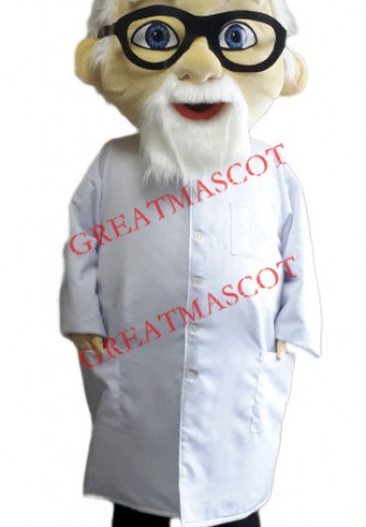 Old Doctor Mascot Costume