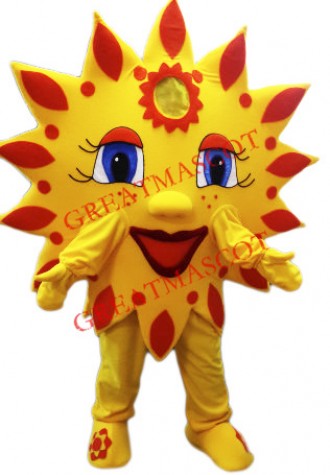 High Quality Sun Mascot Costume