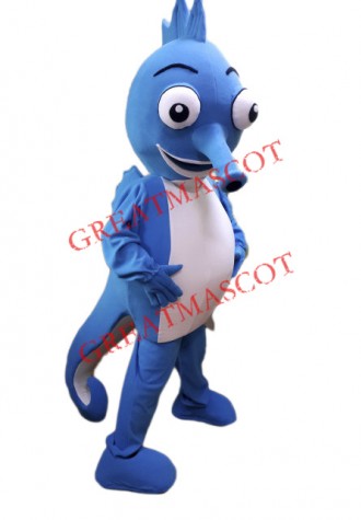Happy Sea Horse Mascot Costume