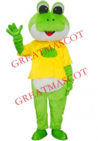 New Cartoon Frog Mascot Costume