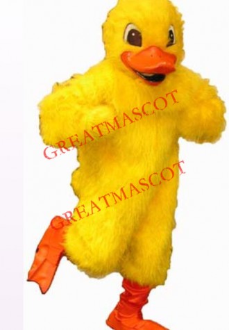 Yellow Lightweight Duck Mascot Costume