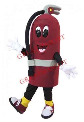 Fire Extinguisher Mascot Costume