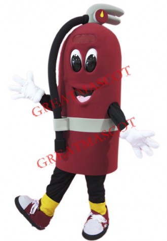 Fire Extinguisher Mascot Costume