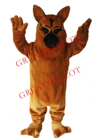 German Shepard Dog Mascot Costume