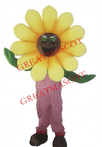 Happy Sunflower Mascot Costume