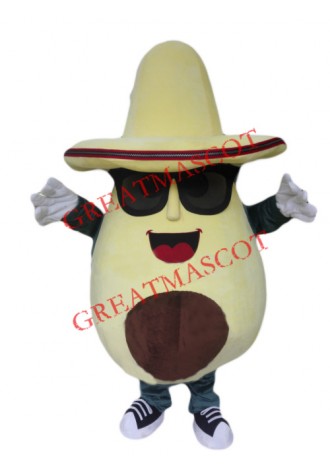 Avocado Mascot Costume