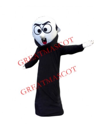 Black Devil Monster Mascot Costume