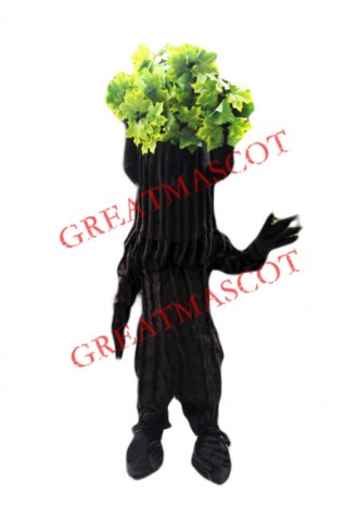 Green Tree Mascot Costume
