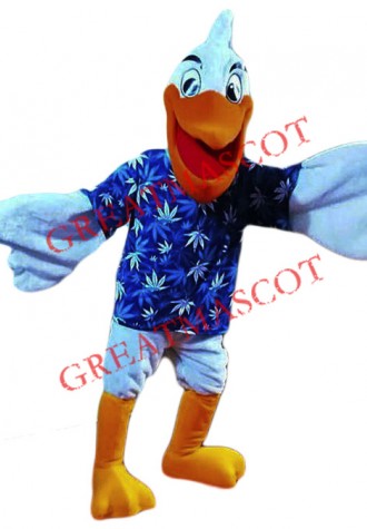 Happy Lightweight Pelican Mascot Costume