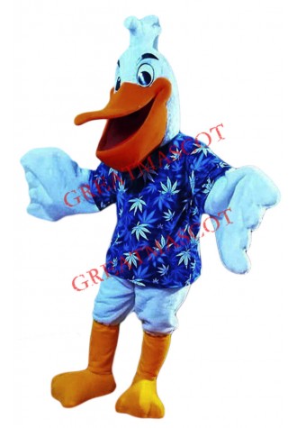 Happy Lightweight Pelican Mascot Costume