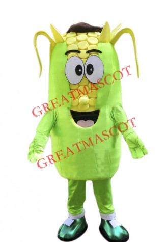 Happy Corn Mascot Costume Free Shipping