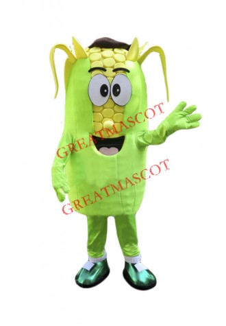 Happy Corn Mascot Costume Free Shipping