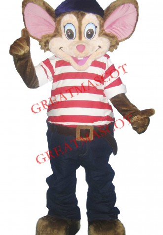 Happy Lightweight Mouse Mascot Costume Free Shipping