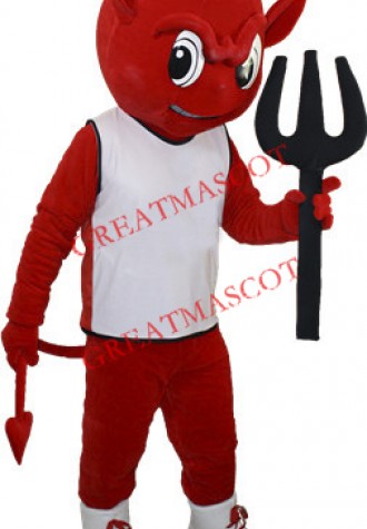 Angry Devil Mascot Costume