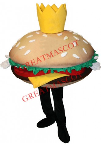 Big Hamburger Mascot Costume