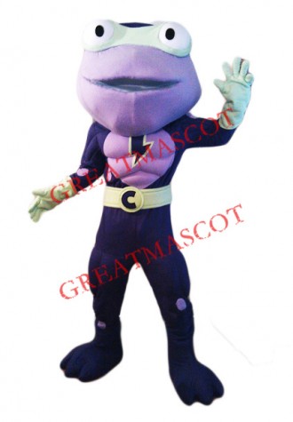 Hero Frog Mascot Costume