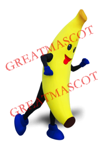 Happy Lightweight Banana Mascot Costume