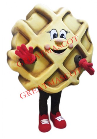 Waffle Mascot Costume