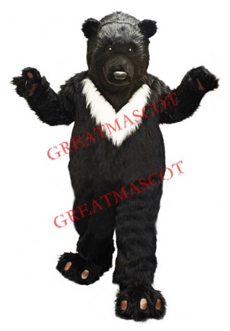Big Black Bear Mascot Costume