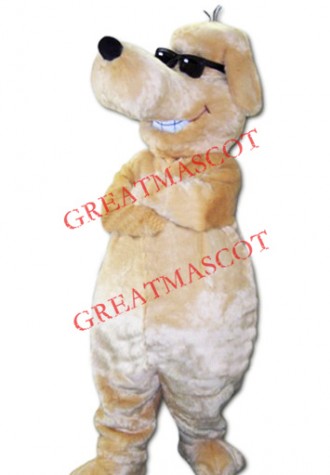 Sunglasses Dog Mascot Costume