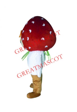 Strawberry Boy Mascot Costume