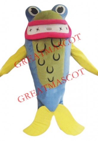 Cartoon Shark Mascot Costume