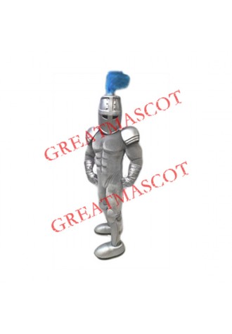 Power Silver Knight Mascot Costume