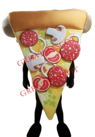 High Quality Pizza Mascot Costume Free Shipping