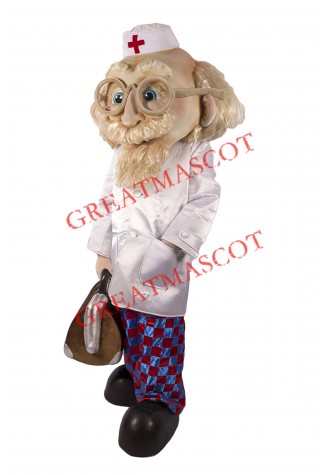 High Quality Old Doctor Mascot Costume