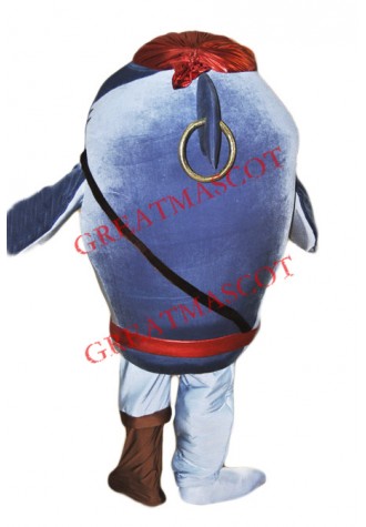 Pirate Shark Mascot Costume
