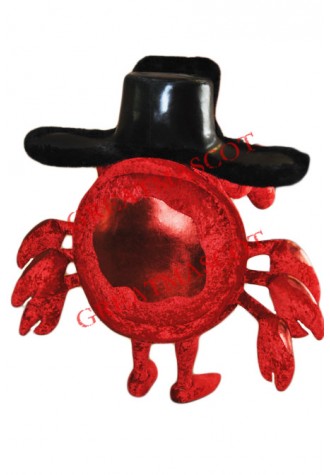 Happy Lightweight Crab Mascot Costume