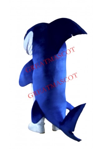 Professional Quality Blue Shark Mascot Costume