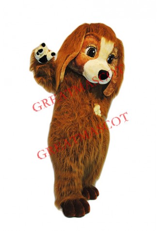 Super Cute Furry Dog Mascot Costume