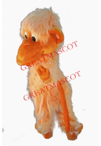 Orange Monkey Mascot Costume