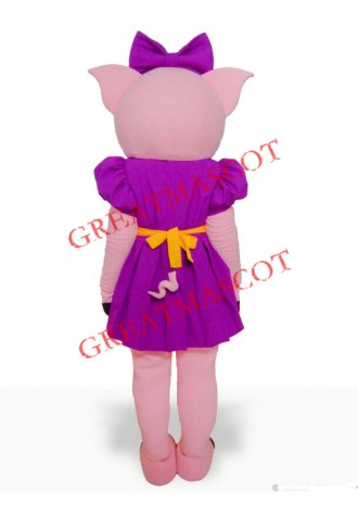 Super Beautiful Pig Mascot Costume