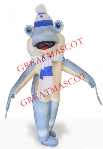 Super Cute Shark Mascot Costume