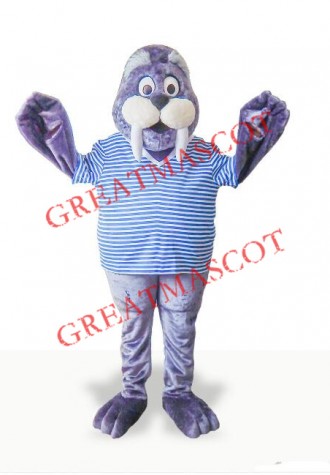 Happy Walrus Mascot Costume