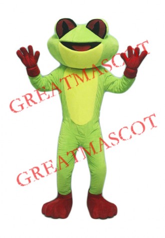 Red Eye Frog Mascot Costume