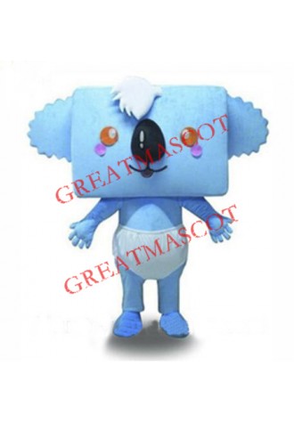 Baby Blue Koala Mascot Costume