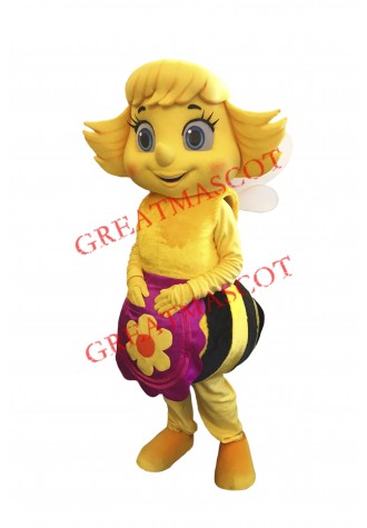Beautiful Female Bee Mascot Costume