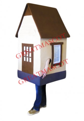 Top Quality Lightweight House Mascot Costume