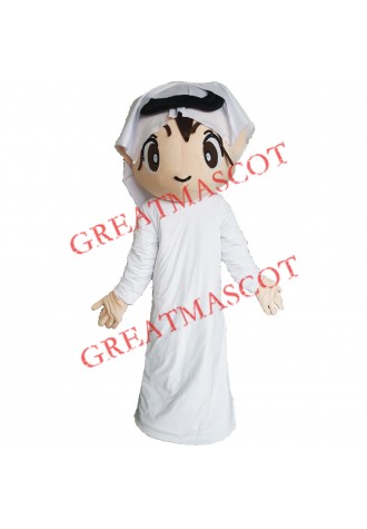 Arab Boy Mascot Costume
