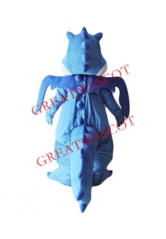 Top Quality Lightweight Blue Dragon Mascot Costume