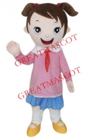 School Girl Mascot Costume