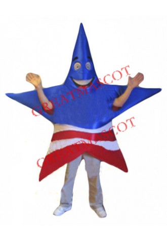 American Patriot Star Mascot Costume
