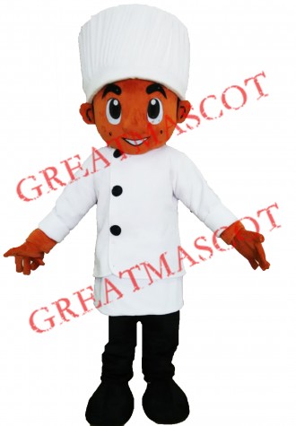 Young Chef Man Mascot Costume
