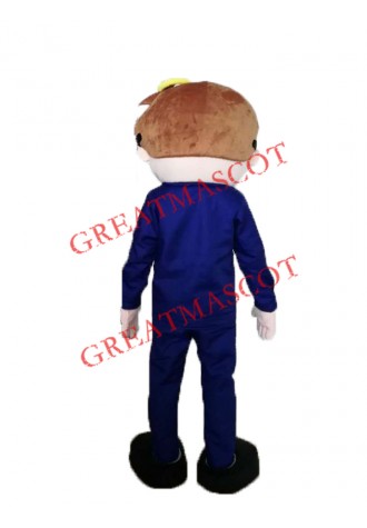 Handsome Boy Mascot Costume Free Shipping