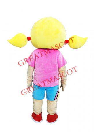 Surfer Girl Mascot Costume