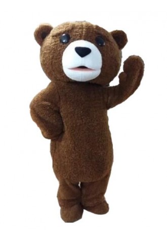 Plush Fur Teddy Bear Mascot Costume